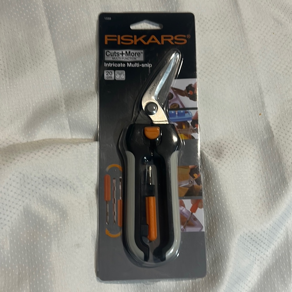 Fiskars Intricate Multi-Snip Scissors Shears Crafts Pruning Gardening